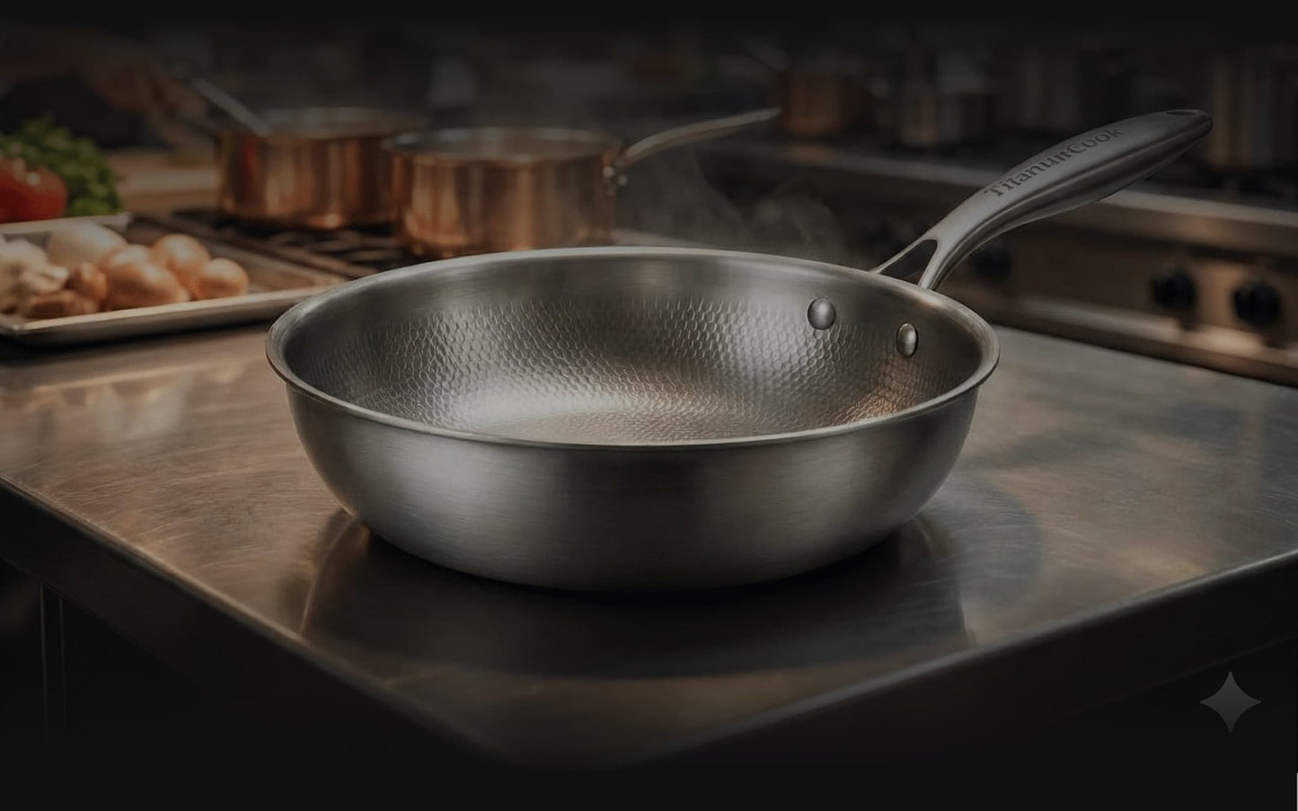 Pure Titanium Frying Pan